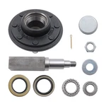 Labwork 42 Spindle & With Bearing Kit 8-6.5" Bolt Circle 9/16" Trailer Hub. Fixed Price $81.36.