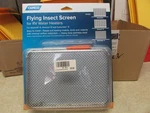Camco WH500 Flying Insect Screen For Water Heater Vents New 6" X 8 1/2". Fixed Price $17.67.
