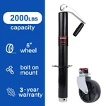 New Heavy Duty 2000LB Trailer Tongue Jack And 6" Wheel 15" Lift A-frame Bolt-on. Fixed Price $49.46.
