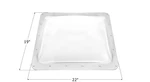 Icon 14176 Skylight Clear 16 X 19". Fixed Price $176.73.