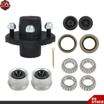 Trailer Hub Bearing Kit Lug 4" Bolt For 2000 Lbs 1" 1-1/16" Spindle Axles. Fixed Price $26.38.