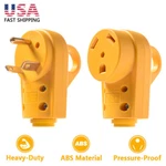 30 Amp & Female Rv Replacement Plug Receptacle Set Electric Cord Connectors. Fixed Price $33.11.