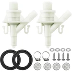 2X Plastic Water Valve Kit For Dometic 300 310 320 Series Toilet Repair Flush. Fixed Price $15.69.
