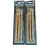 Vtg Camco 17" Rv Refrigerator Cupboard Bar Extends 10" Oak Brown 6 Pack. Fixed Price $21.24.
