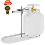 Rvmate Dual Propane Tank With Lock, White Rack For. Fixed Price $51.98.