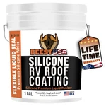 Beest Rv Roof Coating Silicone White, 1 Gal Covers Up To 33.5 Sq Ft 2 L.... Fixed Price $115.62.