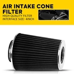 Auxito 4" Truck Long Performance High Flow Cold Air Intake Cone Dry Filter Black. Fixed Price $23.74.