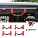 4X Top Roll Bar Grab Handles Grip Wide For Jeep Wrangler Cj Yj Tj Jk Jl Red. Fixed Price $14.49.