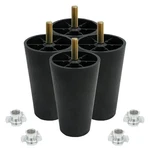 Murtenze 4PCS Inch Sofa Legs, Round Tapered Plastic Couch Replacement .... Fixed Price $18.78.