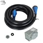 14-50P Amp 30FT Generator Extension Cord & Power Inlet Box Combo Kit. Fixed Price $123.63.