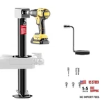 Fzzd 5000 Lbs A-frame Trailer Jack, 20-24V Cordless Drill Compatible, 23" Black. Fixed Price $113.75.