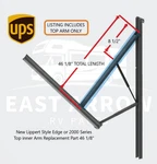 New Lippert Style Edge Or 2000 Series Top Inner Arm Replacement Part 46 1/8". Fixed Price $139.95.