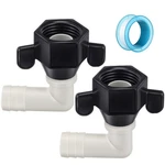 Dreyoo 1/2 Inch X 14 Npt Barb Elbow And Straight Swivel Adapter Rv. Fixed Price $15.37.
