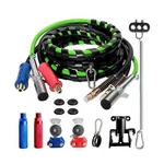 12FT Semi Truck Air Lines Kit - 3 Hoses Wrap 7 Way Trailer Cord Powe.... Fixed Price $118.82.