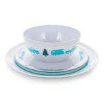 Camco Libatc Dinner Plate Trailer/tree Pattern Melamine Bulk 53227. Fixed Price $25.88.