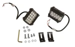 Auxiliary Lights Led Flood Off-road Rectangle 36/14 Watts White Clear Lens Black. Fixed Price $119.98.