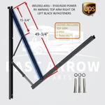 8952002.400U - 9100/9200 Power Rv Awning Top Arm Right Or Left Black W/fasteners. Fixed Price $139.95.
