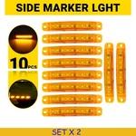 9LED Amber Light Side Marker IP67 Truck Trailer Turn Signal 20PCS. Fixed Price $24.68.