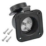 Veepeak 15A Shore Power Flanged Nema 515 125V Inlet W/ Waterproof Cover. Fixed Price $15.85.
