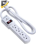 4 Outlet Small Surge Protector Power Strip 3FT Short With. Fixed Price $19.64.