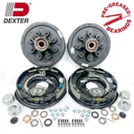 Dexter Pre-greased 8-6.5" Bc 7000 Trailer Axle Self-adjusting Brake Kit 1/2". Fixed Price $719.99.