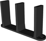 Sliding Closet Door Floor Guide Bracket Universal Fit For 1-3/8" Black. Fixed Price $10.15.
