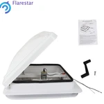 Universal For Camper Trailer Rv Roof Vent Fan Kit White 14" X 12 6" Blades. Fixed Price $46.02.
