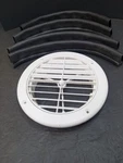 1" Extension 7" Round White Ceiling A/c Vent Rv - With 4 Rubber Gaskets. Fixed Price $10.99.