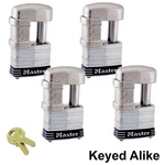Master Latch - (4) Keyed Alike Trailer & Multi Purpose Padlocks #37KA. Fixed Price $63.90.