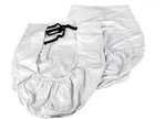 Camco 45324 Wheel & Tire Protector 33-35", Arctic White Vinyl, Set Of. Fixed Price $58.44.