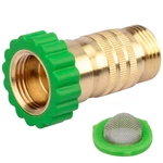 Rvmate Inline Water Pressure Reducer, Lead-free Brass Green. Fixed Price $15.64.