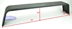 Steel Diamond Tread Plate Utility Trailer Heavy Duty Fender 10" X 72" 13". Fixed Price $149.71.