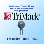 1001-1240. New Key For Trimark / Rv Doors. Pre Cut To Your Code. Ready Work.. Fixed Price $6.99.