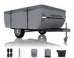 Vinpatio Pop Up Camper Cover 14-16FT Folding Tent Trailer Waterproof Anti-uv. Fixed Price $93.49.