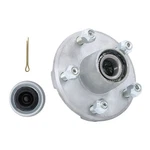 Labwork Galvanized 5 Lug 2000LB Pre-greased 1/16" Bearings Trailer Hub Kit. Fixed Price $50.75.