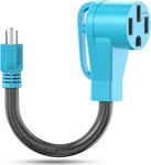Circlecord 50 Amp To 110 Volt Rv Adapter Cord, Nema 5-15P Male Blue. Fixed Price $54.99.