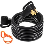 50A 50FT Rv Extension Cord Rain-proof Cable For Trailer Motorhome Camper. Fixed Price $189.99.