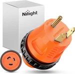 Nilight Rv Power Adapter Twist Locking Connector TT-30P Male Plug L5. Fixed Price $24.95.