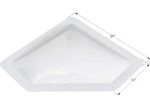 Icon 01865 NSL208W Neo Angle Rv Skylight 24" X 11" - White. Fixed Price $126.43.