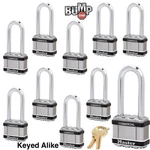 Master Magnum Padlock- (10) Keyed Alike W/bumpstop Technology M5NKALJSTS-10. Fixed Price $192.20.