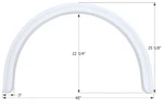 Icon 12123 Single Axle Fender Skirts Rv. Fixed Price $186.19.