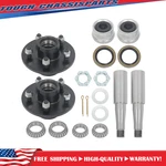 For Lug 4.5"IDLER Hub Round Spindle Kit Stub End Unit Trailer Axle 3500# L15. Fixed Price $89.98.