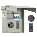 Vevor Temporary Power Outlet Panel Rv Electrical 20 50 Amp Box. Fixed Price $67.90.