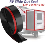 Racewill 1/2"X2.75"X35' Rv Slide Out Seal Base Trailer Weather Stripping Black. Fixed Price $55.99.