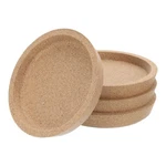 Uxcell 4PCS Cork Coaster With Lip For Drinks Absorbent, Inches Heat Brown. Fixed Price $14.96.