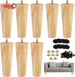 Ruisita Pieces Furniture Couch Legs 6 Inch Round Solid Wood Sofa With M8. Fixed Price $37.92.