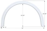 Icon 12123 Single Axle Fender Skirts Rv. Fixed Price $223.56.
