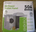 Rvguard Power Outlet Panel 50A 125/250V 14-50R ARGRP50 Free Lock, Open Box. Fixed Price $39.98.