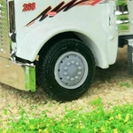 1:87 3D Printed Semi Truck Heavy Haul Style Front Float Super Single Wheels Tire. Fixed Price $6.00.