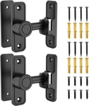 Sliding Barn Hardware, 90 Degree Locks For Doors, 2 Pack-black. Fixed Price $50.05.